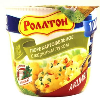 Картофельное пюре Роллтон  с жареным луком 40г